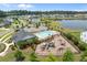 A community pool and playground nestled in a neighborhood, perfect for Gathering fun and relaxation at 255 Saxony Loop, Summerville, SC 29486
