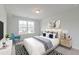 Tastefully decorated bedroom with carpet, art, and a full sized bed at 2582 Kingsfield St, Mount Pleasant, SC 29466
