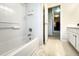 Bathroom with a shower-tub combination and neutral finishes at 3104 Mariners Way, Moncks Corner, SC 29461