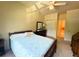 Bedroom with traditional furniture, ceiling fan, and ensuite bathroom at 3104 Mariners Way, Moncks Corner, SC 29461