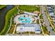 Community pool and recreation areas, surrounded by lush landscaping and walking trails at 312 Clearpath Dr, Summerville, SC 29486