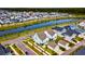 Neighborhood aerial view showcasing the community layout, landscaping, and water features for a vibrant setting at 312 Clearpath Dr, Summerville, SC 29486