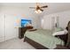 This primary bedroom features an ensuite bathroom and plush carpeting at 333 Flyway Rd, Goose Creek, SC 29445