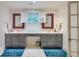 Bright bathroom with double vanity, undermount sinks, and plenty of storage at 340 President St, Charleston, SC 29403