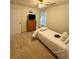 Bedroom featuring carpet, a ceiling fan and a window with curtains at 3415 Pawtucket St, Charleston, SC 29414