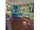 Enclosed porch featuring a colorful seating area and views of the backyard at 3415 Pawtucket St, Charleston, SC 29414
