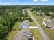 Aerial view of a neighborhood with beautiful two-story homes, nestled among lush greenery at 4007 Oxeye, Johns Island, SC 29455