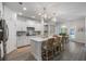 Bright kitchen with a large center island, stainless steel appliances, and modern light fixtures at 4007 Oxeye, Johns Island, SC 29455