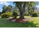 Home surrounded by mature trees, lush lawn, and landscaping at 411 Dogwood Circle, Summerville, SC 29485