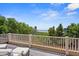 Relaxing balcony with comfortable lounge chairs and scenic ocean views at 43 Surfsong Rd, Kiawah Island, SC 29455