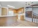 Open kitchen with wood cabinets, breakfast bar, and seamless transition to the living area, great for entertaining at 436 Fox Hunt Rd, Goose Creek, SC 29445