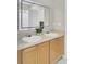Well-lit bathroom with double vanity, and large mirror at 469 Hainsworth Dr, Charleston, SC 29414