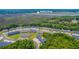 Overhead view of a residential community near the Ashley River and a lush green landscape at 5135 Park Creek Ave, North Charleston, SC 29418