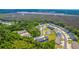 Aerial view of the residential community surrounded by lush green spaces near the Ashley River at 5135 Park Creek Ave, North Charleston, SC 29418