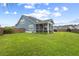 Lovely backyard featuring a screened-in porch and a spacious lawn at 627 Macintyre Cir, Summerville, SC 29486