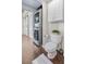 Bathroom with modern stackable washer and dryer at 1 Cool Blow St # 124, Charleston, SC 29403