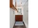Bright bathroom with a white subway tile shower, wood vanity, and chrome fixtures at 1 Cool Blow St # 124, Charleston, SC 29403