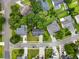 Aerial view of a neighborhood with lush greenery, well-maintained lawns, and homes with driveways at 103 Retriever Ln, Goose Creek, SC 29445