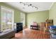 Spacious living room with wood laminate flooring and bright natural lighting at 103 Retriever Ln, Goose Creek, SC 29445