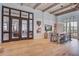 Open common area featuring wood floors, large windows, and elegant decor, perfect for gatherings at 111 Medford St, Summerville, SC 29486