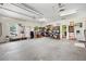 Large garage with shelving and plenty of open storage space at 1119 Bruton Blvd, Moncks Corner, SC 29461