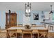 Inviting dining room featuring a large table and stylish decor at 119 White Picket Ln, Summerville, SC 29483