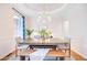 Charming dining room with decorative chandelier, large table and cozy chairs at 1200 Out Of Bounds Dr, Summerville, SC 29485