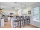 Stylish kitchen with stainless appliances, breakfast bar and modern fixtures at 1200 Out Of Bounds Dr, Summerville, SC 29485
