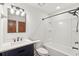 Bathroom featuring a shower-tub combo, modern vanity, and neutral decor at 125 Drayton Dr, Summerville, SC 29483