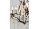 Close-up of an elegant chandelier with delicate crystal detailing at 125 Drayton Dr, Summerville, SC 29483