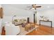 Comfortable living room with hardwood floors, neutral tones, and stylish furnishings at 125 Drayton Dr, Summerville, SC 29483