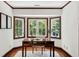 Inviting home office with hardwood floors, bay window, and wooden desk at 125 Drayton Dr, Summerville, SC 29483