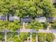 An aerial view shows the neighborhood with mature trees and well-maintained homes at 1391 Fairfield Ave, Charleston, SC 29407