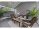 Charming covered patio with comfortable seating and view at 1557 Kepley Dr, Mount Pleasant, SC 29464