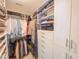 Spacious walk-in closet with custom shelving for optimal organization at 157 Village Ponds Dr, Summerville, SC 29483