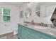 Bright bathroom with dual sinks, stylish vanity, and modern fixtures at 1576 Nautical Chart Dr, Charleston, SC 29414