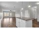 Bright, airy living room featuring recessed lighting, a granite island, and an open floorplan at 158 Hayworth Rd, Summerville, SC 29486