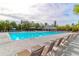 Resort-style pool with clear water and lounge chairs, and a clubhouse at 158 Hayworth Rd, Summerville, SC 29486