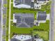 Aerial view showcasing the backyard, patio, and meticulously maintained landscaping of this desirable property at 1832 Agate Bay Dr, Mount Pleasant, SC 29466