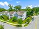 Beautiful aerial view of the neighborhood with sidewalks and mature trees giving a park-like setting at 1928 Mossdale Dr, Johns Island, SC 29455