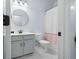 Cozy bathroom with updated vanity, tile floors, and shower/tub combo at 205 White Gables Dr, Summerville, SC 29483