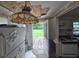 Bright kitchen featuring modern appliances and view to exterior at 207 Cedar St, Saint George, SC 29477