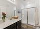 Stylish bathroom with glass-enclosed shower and vanity at 228 Lucca Dr, Summerville, SC 29486