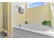 Bathroom featuring a soaking tub, neutral paint, and natural light at 255 Decatur Dr, Summerville, SC 29486