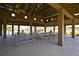 Open-air pavilion features picnic tables and ceiling fans perfect for gatherings near community swimming pool at 255 Decatur Dr, Summerville, SC 29486