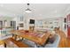 Spacious open floor plan seamlessly connects the dining area, living room, and kitchen, perfect for modern living and entertaining at 293 Grove St, Charleston, SC 29403