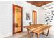 Stylish home office with ample natural light, a large desk, and modern finishes, ideal for productivity at 34 Eugenia Ave # B, Kiawah Island, SC 29455