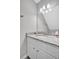 Bathroom vanity featuring granite countertop, white cabinets, and modern fixtures at 4054 Cedars Pkwy # C, North Charleston, SC 29420