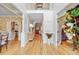 Elegant foyer with hardwood floors, high ceilings, and decorative accents provides a grand entrance at 4246 Club Course Dr, North Charleston, SC 29420