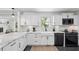 White kitchen featuring stainless steel appliances and a farmhouse sink at 4939 Ashby Ave, North Charleston, SC 29405